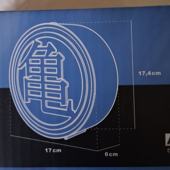 DragonballZ Kame Symbol Decorative Portable LED Lamp - Picture 3 of 8